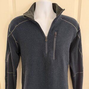 Kühl half-zip pullover sweater, navy blue, large, great condition